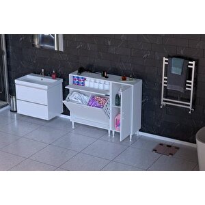 Yeni̇ce Banyo Dolabi, 70 Cm 2 Sepetli̇, 120 Cm