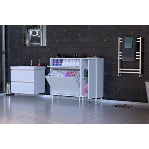 Yeni̇ce Banyo Dolabi, 70 Cm 2 Sepetli̇, 120 Cm