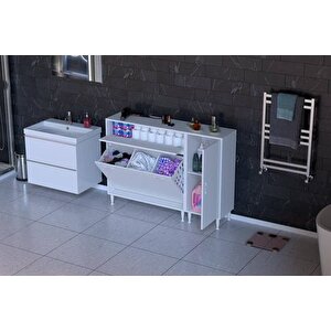 Yeni̇ce Banyo Dolabi, 75 Cm 2 Sepetli̇, 115 Cm