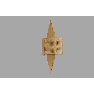 Asli Eski̇tme Oval Rattan Abajurlu Apli̇k