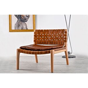 Napolyon Rug Deri̇ Berjer, Kahve