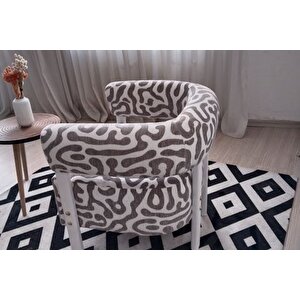 Sweet Mod Bukle Berjer, Gri̇ Desenli̇