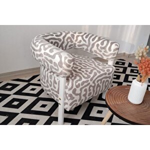 Sweet Mod Bukle Berjer, Gri̇ Desenli̇