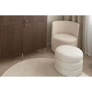 Soho Teddy Berjer Ve Puf, Beyaz