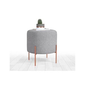 Copper Puf, Yuvarlak Gri̇