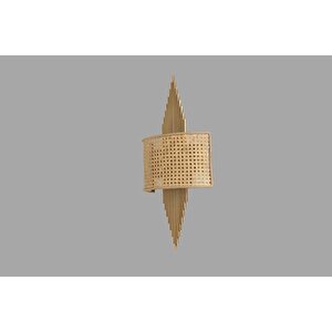 Hande Eski̇tme Oval Rattan Abajurlu Apli̇k