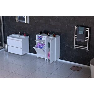 Yeni̇ce Banyo Dolabi, 3 Sepetli̇, 140 Cm
