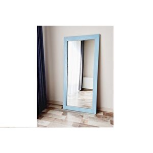 Dfn Wood Dekorati̇f Duvar Boy Aynasi, Yeşi̇l, 120x50