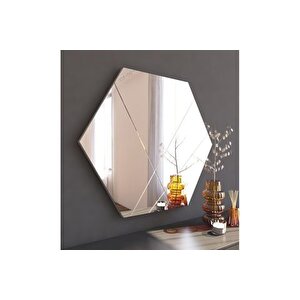 Mone Real Dekorati̇f Modern Desen Ayna, 70x60, Mg88