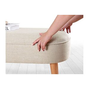 Lednok Bench Puf, Krem