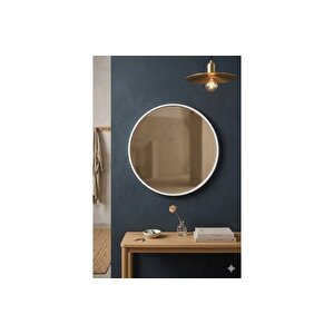 Ci̇rcle Duvar Aynasi, Beyaz, 70 Cm