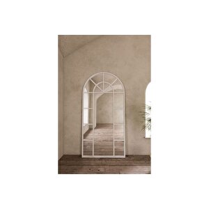 Marsah Home Dekorati̇f Ayna, Beyaz, 160x80