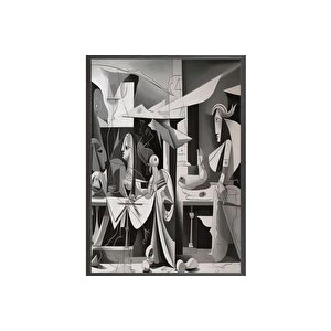Ahşap Çerçeveli̇ Si̇yahin Gücü, 50x70