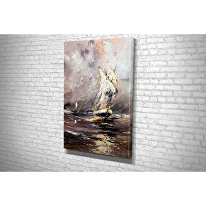 Tablo360 Yağliboya Görünümlü Gemi̇ Kanvas Tablo 90x60