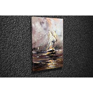Tablo360 Yağliboya Görünümlü Gemi̇ Kanvas Tablo 90x60