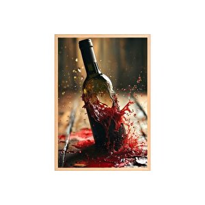Wine And Bottle Pano Set, 50x70