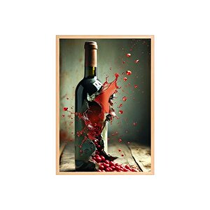 Wine And Bottle Pano Set, 50x70