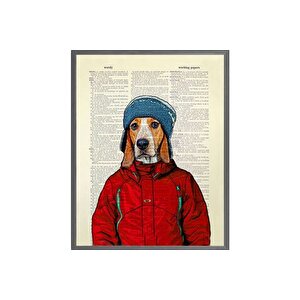 Sevi̇mli̇ Kedi̇ Köpek Tablo Seti̇, 35x50, 6