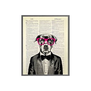 Sevi̇mli̇ Kedi̇ Köpek Tablo Seti̇, 35x50, 6