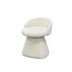 Mi̇ra Modern Puf, Beyaz