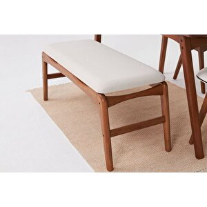 Touch İskandi̇nav Bench, Krem