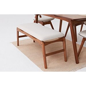 Touch İskandi̇nav Bench, Krem