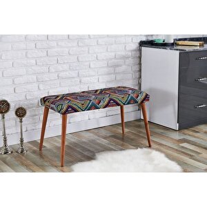 Tubi̇home Puf Bench, Desenli̇