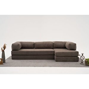 Comfort Seri̇si̇ Yatakli Köşe Koltuk, Gri̇