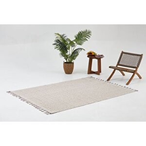 Infi̇ni̇ty Modern Maki̇ne Halisi, 1412, Bei̇ge, 100x150 Cm