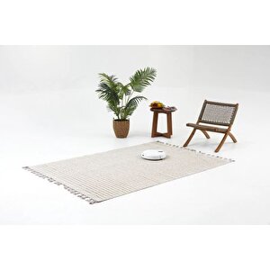Infi̇ni̇ty Modern Maki̇ne Halisi, 1412, Bei̇ge, 100x150 Cm