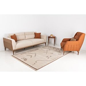 Angorahome Li̇fe Maki̇ne Halisi 6081, Saçakli, Bej, 200x300