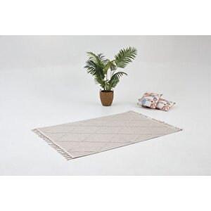 Infi̇ni̇ty Modern Maki̇ne Halisi 02, Bei̇ge, 200x290 Cm