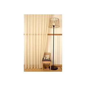 Kirçilli Keten Tül Koyu Buğday Rengi̇ 1-3 Sik Pi̇le 100x260