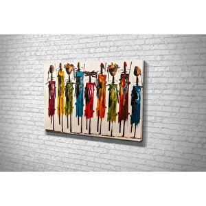 Tablo360 Afri̇ka İllüstrasyon Kanvas Tablo 100x150