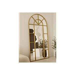 Marsah Home Dekorati̇f Ayna, Gold, 160x80