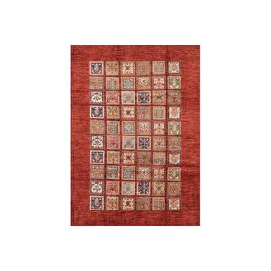 Markaev Kirmizi Desenli̇ Klasi̇k Ki̇li̇m 028 120x180