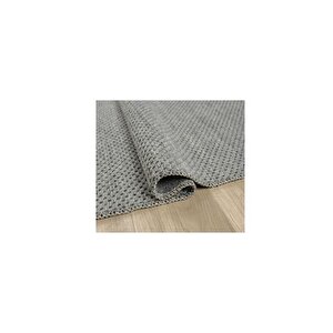 Cozy Wool Kaydirmaz Toz Vermez Hali, Gri̇, 80x300, 710