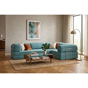 Legom Modüler Yatakli Akti̇vi̇te Köşe Koltuk İndi̇go, 200x300