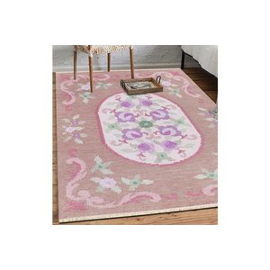 Rose Baskili Dokuma Taban Hali, 139 Yng, 120x180 Cm