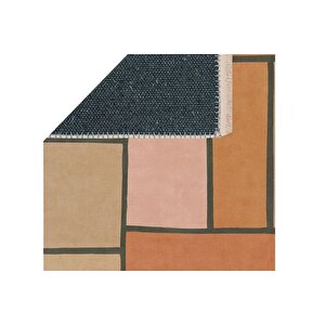 Renkli̇ Baskili Dokuma Taban Hali, 144 Yng, 80x150  Cm