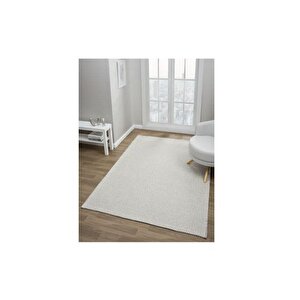 Cozy Wool Kaydirmaz Toz Vermez Hali, Krem, 200x290, 710