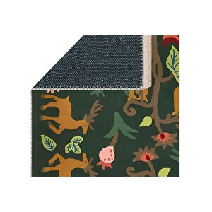 Mi̇xed Baskili Dokuma Taban Hali, 152 Yng, 80x150  Cm
