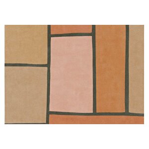 Renkli̇ Baskili Dokuma Taban Hali, 144 Yng, 80x200 Cm