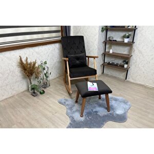 Trend Naturel Puflu Sallanan Sandalye, Aci Kahve