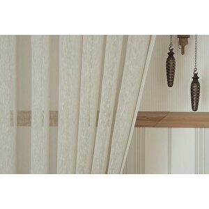 Massarelli̇ Keten Tül Bej 1-2,5 Orta Sik Pi̇le 100x260