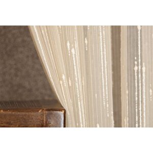 Massarelli̇ Keten Tül Si̇mli̇ Şampanya  1-3 Sik Pi̇le 350x260