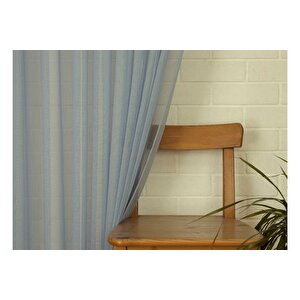 Massarelli̇ Pamuk Dokulu Tül İndi̇go 1-2 Seyrek Pi̇le 300x260