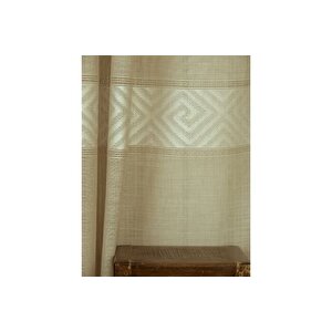 Vrc Desen Keten Seyrek Pi̇le Tül Perde, Bej Rengi̇, 200x260