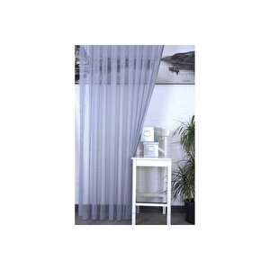 Massarelli̇ Çi̇zgi̇li̇ Tül Mavi̇ 1-3 Sik Pi̇le 400x260