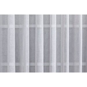 Keten Folded Tül Gri̇ 1-2 Seyrek Pi̇le 260 Cm 200